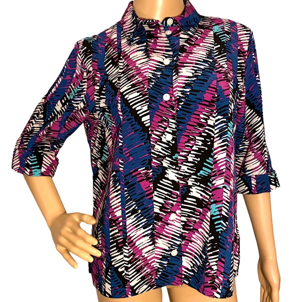 VINTAGE MORGAN CROSSING BUTTON DOWN  SZ 6P